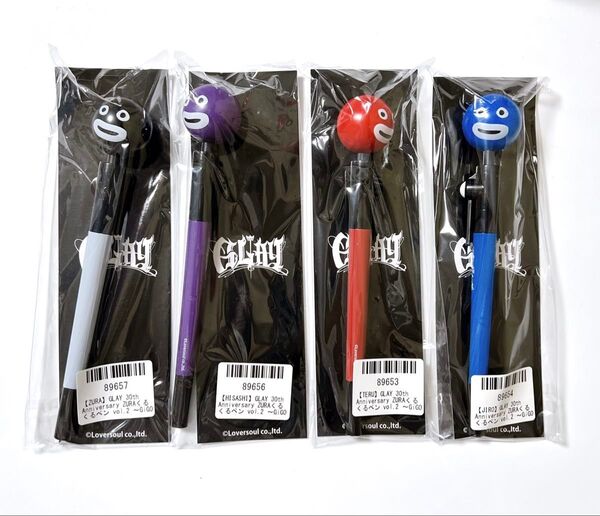 GLAY 30th Anniversary ZURAくるくるペン vol.2 GiGO限定 4本 まとめ売り