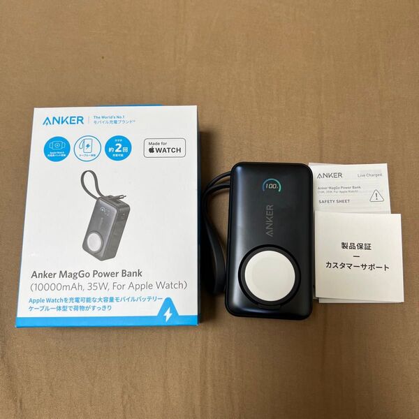 Anker MagGo Power Bank(10000mAh, 35W, For Apple Watch)