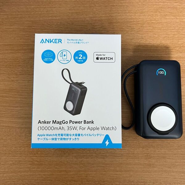 Anker MagGo Power Bank(10000mAh, 35W, For Apple Watch)