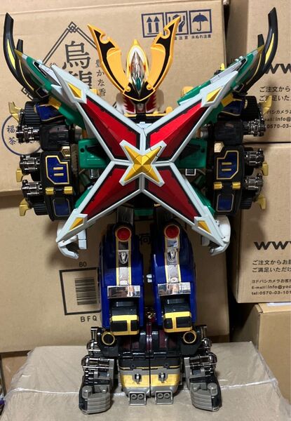 天雷旋風神 ハリケンジャー スーパー戦隊 DX 旋風神 轟雷神 天空神 トライコンドル カラクリボール 超合金