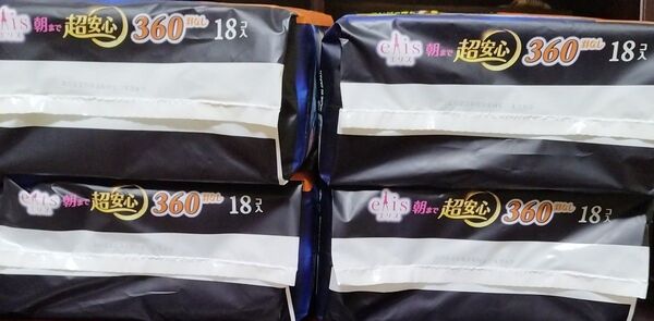 elis 朝まで超安心360 18枚入り×4個セット