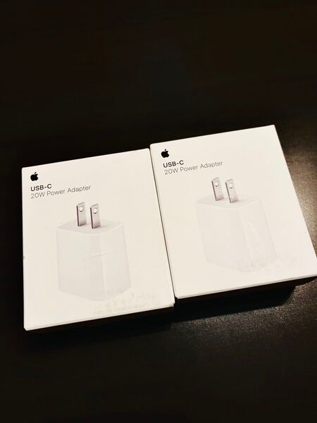 Apple 純正 USB-C 20W 電源アダプター iphone充電器 typec タイプc 急速充電 ☆2個セット☆