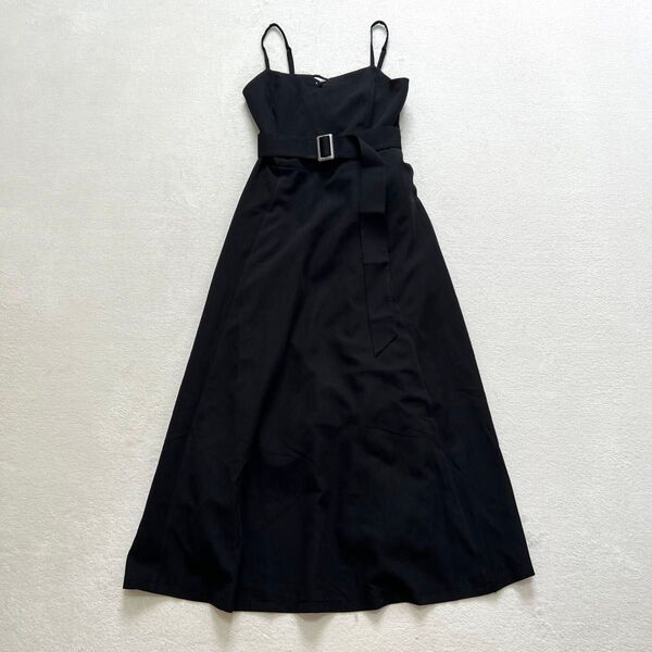 axes femme アクシーズファム ロングワンピース ブラック Fサイズ