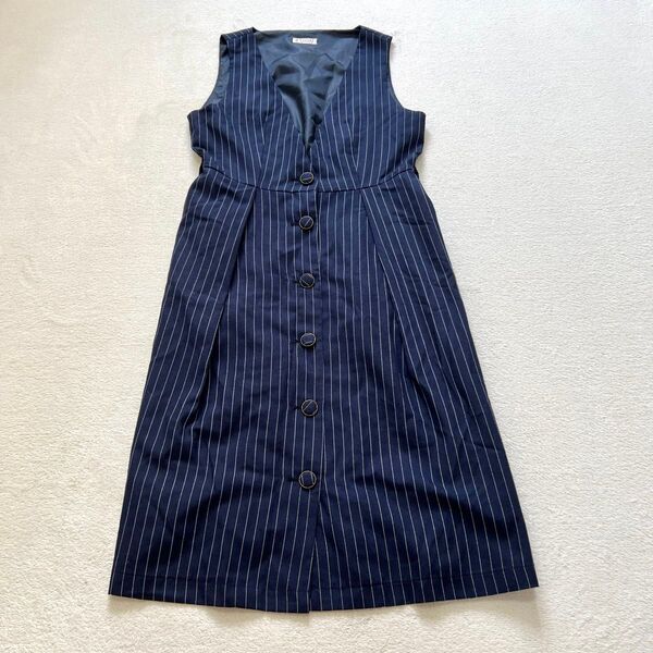 axes femme アクシーズファム ロングワンピース ノースリーブ M