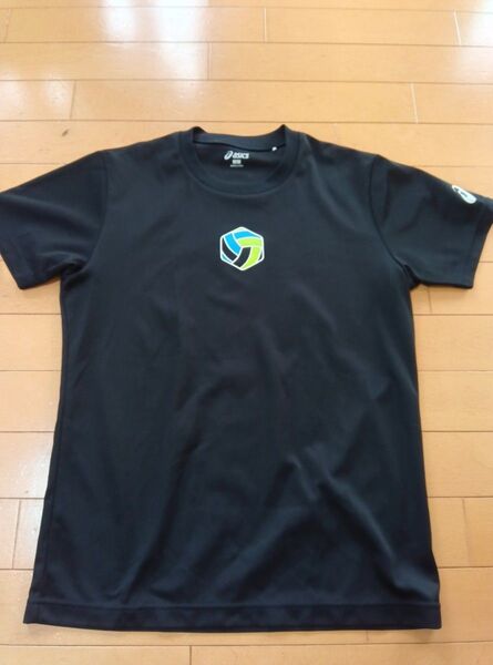 使用少 asics バレーボール Tシャツ メンズSサイズ