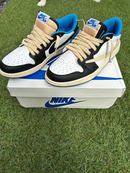 NIKE AIR JORDAN 1×Travis scott×Fragment 27.5cm