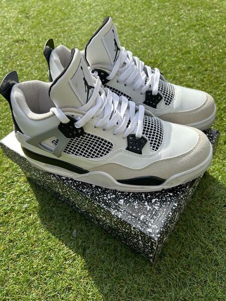 NIKE AIR JORDAN 4 RETRO "Military Black" 28.0cm