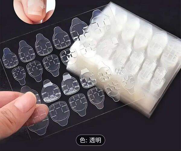 ネイルチップ テープ つけ爪両面テープ カテ変可 20シート