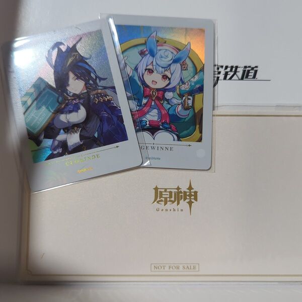 原神 コミックマーケット コミケ 特典 ポストカードセット クロリンデ シグウィン チェキ ポロライド カード セット