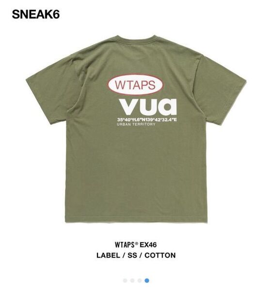 【 中古品 WTAPS 23SS LABEL/SS/COTTON White 02 M 】 Tシャツ 半袖 白 ダブルタップス