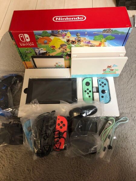 Nintendo 任天堂 Switch ニンテンドースイッチ あつまれどうぶつの森セット おまけ付き