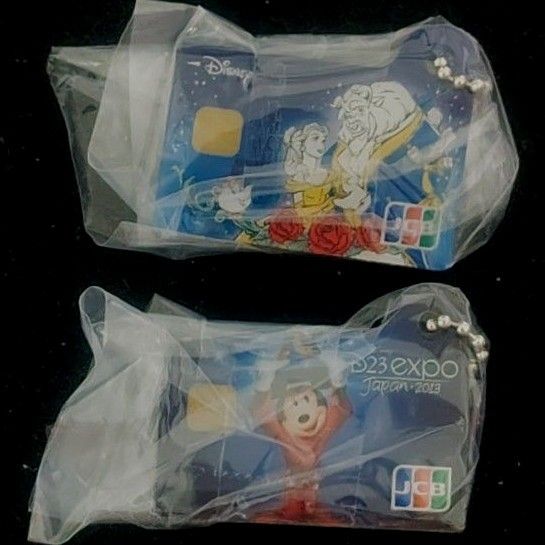 ディズニー JCBカード ミニチュアメタルチャーム 美女と野獣 ソーサラーミッキー ガチャ
