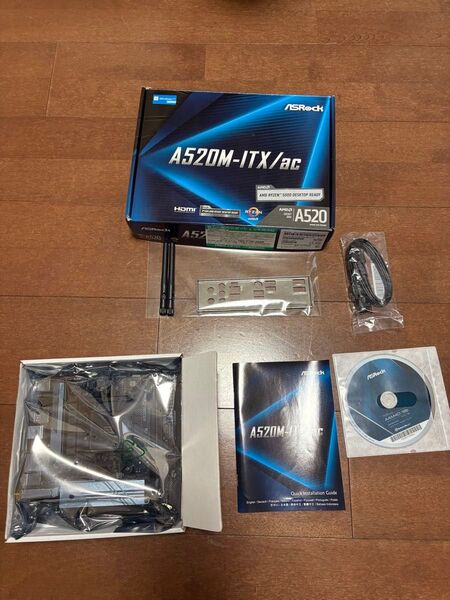 ASRock A520M-ITX/ac マザーボード PCパーツ
