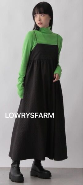LOWRYS FARM ローリーズファーム スクエアギャザーキャミワンピース