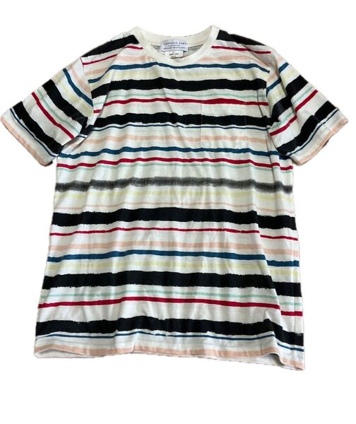トップス Tシャツ 半袖Tシャツ ボーダー 半袖 ボーダーTシャツ 半袖ボーダーTシャツ ホワイト