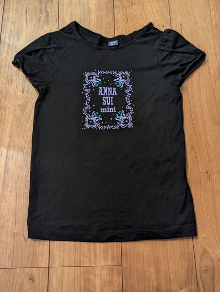 アナスイミニ ANNA SUI 半袖Tシャツ ロゴ入り 150