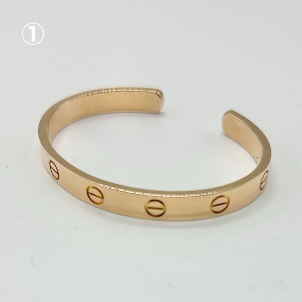 正規品 カルティエ Cartier ラブブレス オープン ブレスレット バングル ピンクゴールド