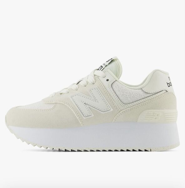 New Balance 厚底 新品未使用 WL574ZBJ 24センチ ホワイト 白 ニューバランス