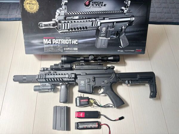 東京マルイ M4パトリオットHC MARUI 電動ガン フルカスタム バッテリー付き