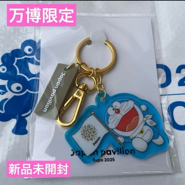 大阪関西 万博 日本館 限定 ドラえもん アクリルキーホルダー ブルー 青 ドラエモン どらえもん キーホルダー