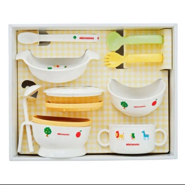 新品未使用 ミキハウス テーブルウェアセット