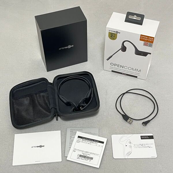 Shokz Open Comm 骨伝導イヤホン AFT-EP-000028