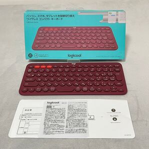 ロジクール ワイヤレスキーボード 無線 キーボード 薄型 小型 K380RD