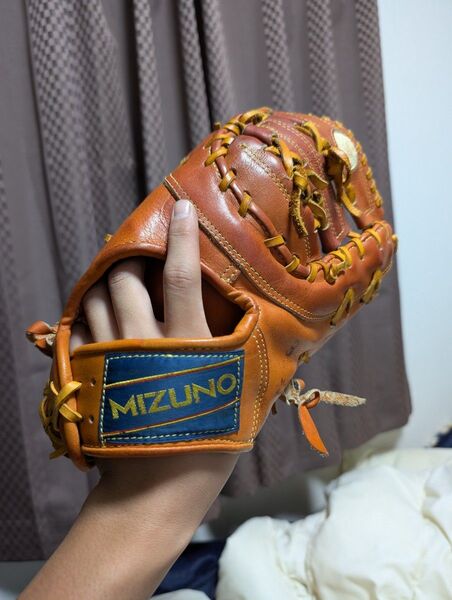 MIZUNO 赤カップ 硬式 ファーストミット 美品 FA
