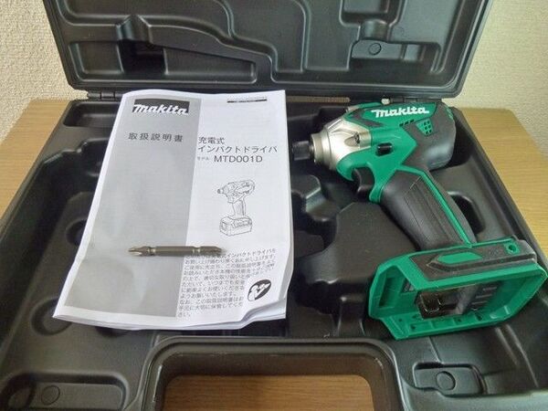 マキタ MTD001DSAX インパクトドライバー 本体+ケース makita 電動工具【BL1415G、DC18SG なし】