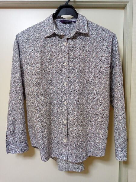 BRICK HOUSE by Tokyo Shirts 長袖シャツ レディース Lサイズ 綿60% ポリエステル40% 形態安定