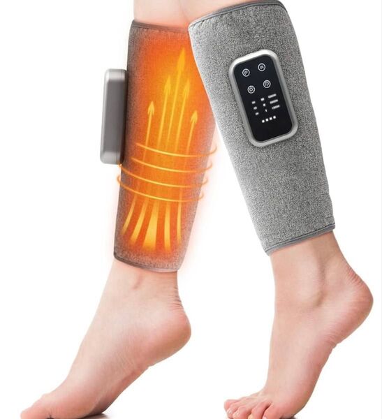 ふくらはぎケア 温熱ケア レッグケア ふくらはぎリラックス 空気圧 コードレスUSB充電式 家庭用 男女兼用