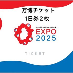 大阪 関西万博 EXPO2025一日券大人ぺア2枚セット 電子チケットID