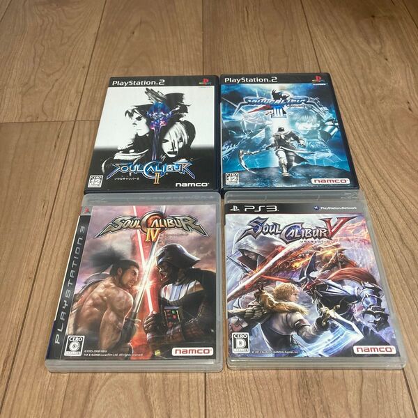 ps2 ps3 ソウルキャリバーⅡ〜Ⅴセット