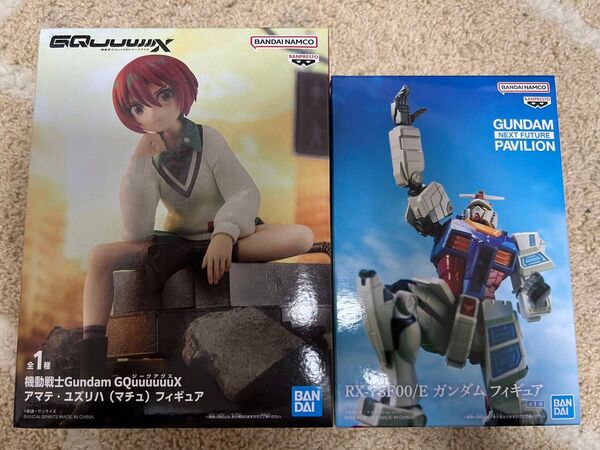 【2体セット】ガンダムフィギュア 万博、アマテ・ユズリハ 新品未開封
