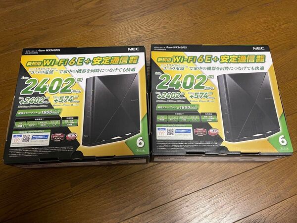 NEV Aterm PA-WX5400T6 ルーター 2台セット Wi-fi6E対応