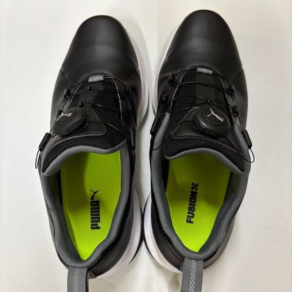 PUMA フュージョン EVO ゴルフシューズ 26.5cmブラック