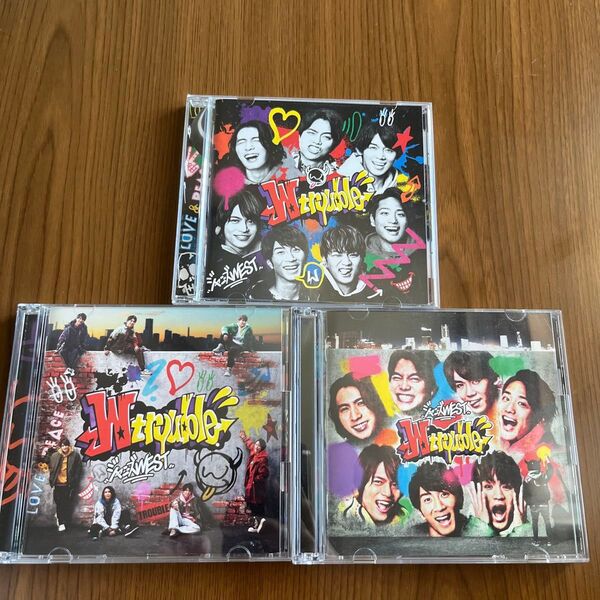 WEST. ジャニーズWEST Wtrouble CD 3形態 通常版 初回限定盤A 初回限定盤B