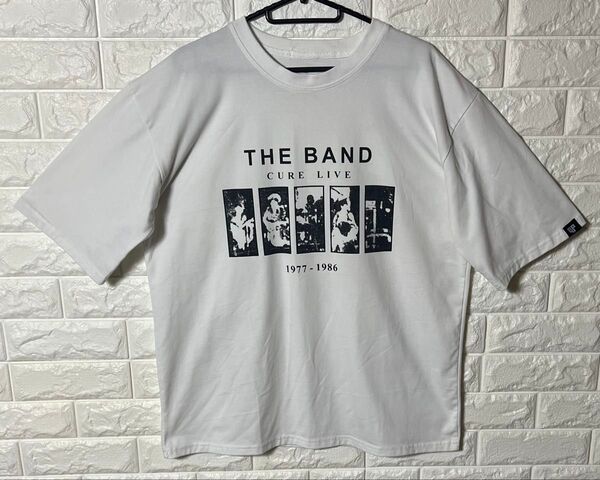 THE BAND 半袖ホワイトTシャツ Lサイズ相当 CURE LIVE 白 VINTAGE 1977-1986 プリントTシャツ