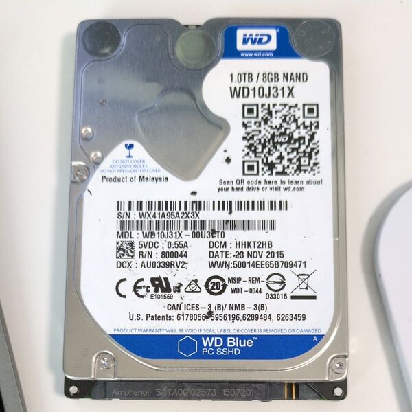 Western Digital 1TB SSHD WD10J31X