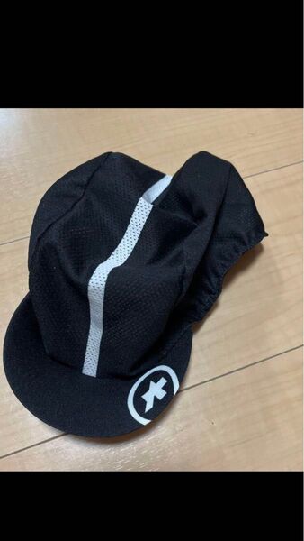 アソス サイクルキャップ 黒 フリーサイズ キャップ