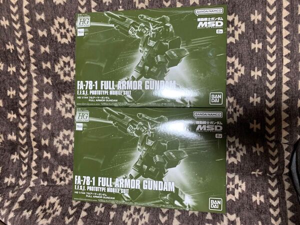 新品 機動戦士ガンダム フルアーマーガンダム 2個セット FA-78-1 HG MSD