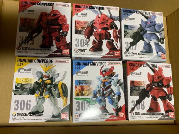 新品 未開封 FW GUNDAM CONVERGE ♯27 ガンダムコンバージ 全6種 ジークアクス ズゴック