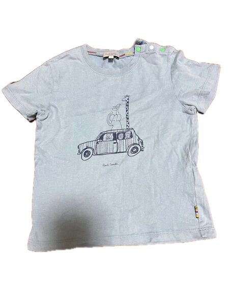安売り 最終価格 ポールスミス キッズ 男子 半袖 Tシャツ 3A ブルー系