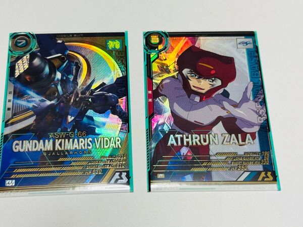 ガンダムアーセナルベース FQブースター2 Uレア キマリスヴィダール&Pレア アスラン