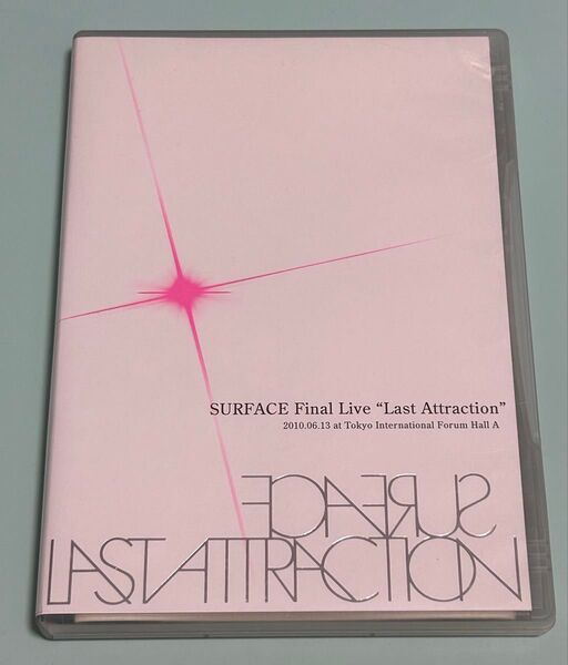 SURFACE Final Live「Last Attraction」2010.06.13 椎名慶治 2枚組 DVD