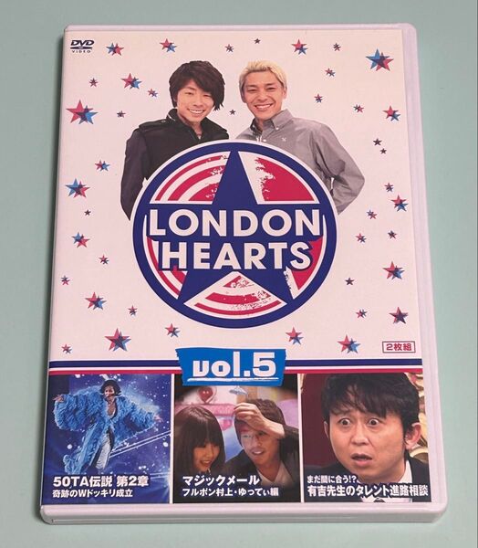 50TA 狩野英孝 ロンドンハーツ vol.5 国内正規品 2枚組 DVD 50TA伝説 第2章 LONDON HEARTS