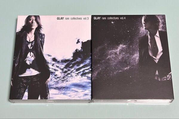 GLAY rare collectives vol.3.4 初回限定盤 2枚セット 2CD+DVD 程度良好