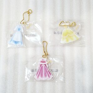 ディズニープリンセス 一番くじ カラーチャーム ベルセット 3種