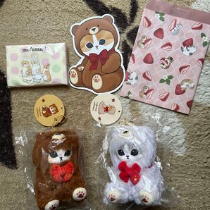 モフサンド テディベアにゃんマスコット 2種