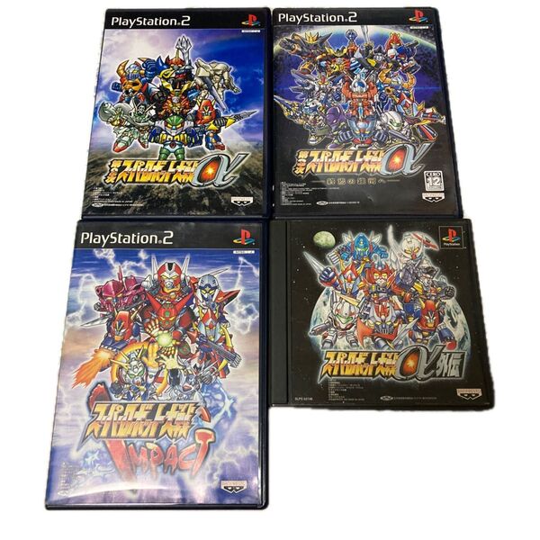 スーパーロボット大戦α外伝、第2次α、第3次α、IMPACT 4本セット
